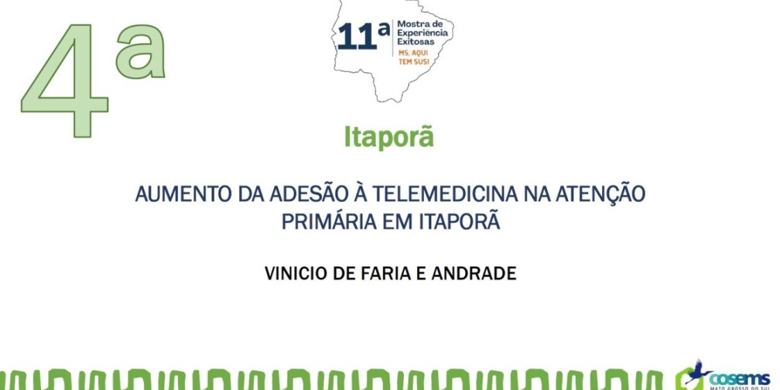 ITAPORÃ CONQUISTA DOIS PRÊMIOS ESTADUAIS NA MOSTRA “MS, AQUI TEM SUS”