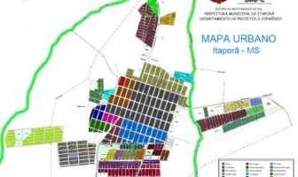 Mapa urbano de Itaporã