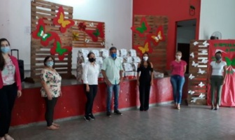 Assistência Social de Itaporã repassa 76kits de cesta básicas para atender usuários da APAE