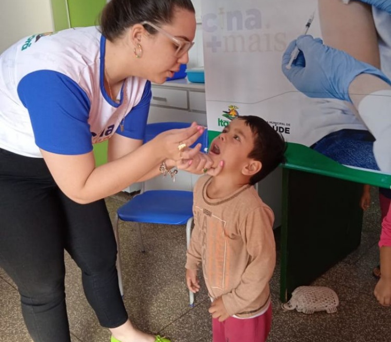 Gerencia de saúde alerta sobre a importância do dia D da Campanha de Vacinação contra Poliomielite e Multivacinação