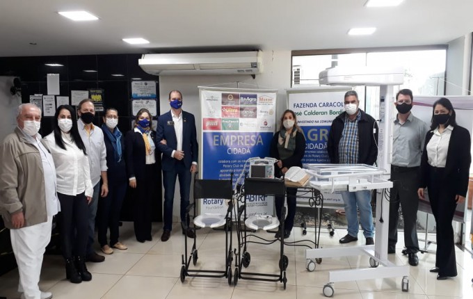 Rotary e parceiros fazem doações de equipamentos para o Hospital de Itaporã