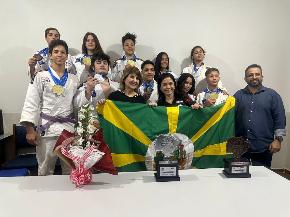 Atletas do Judô  de Itaporã são destaques nos Jogos Escolares da Juventude de Mato Grosso do sul