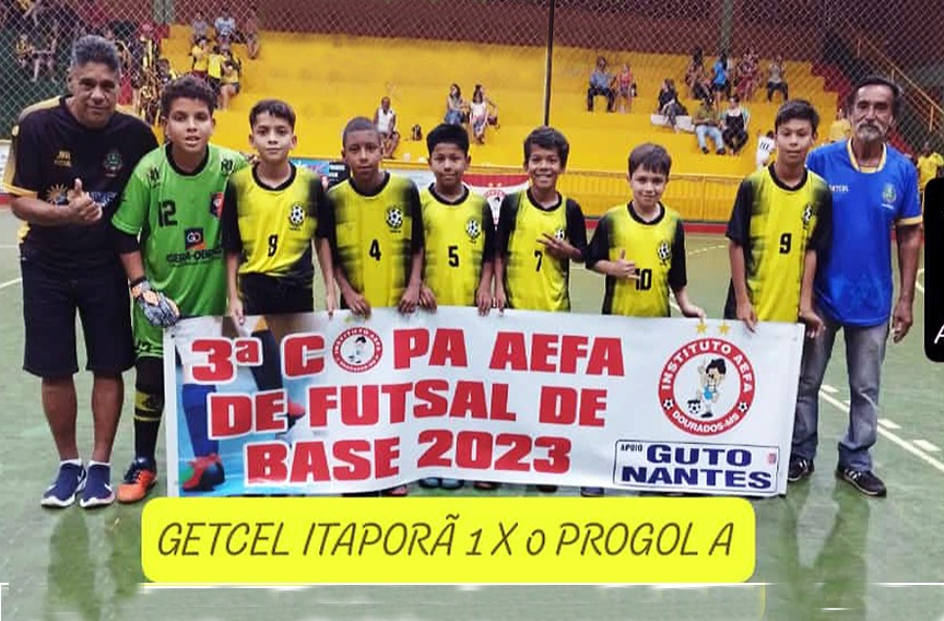 Itaporã está na final da Copa AEFA Sub 11 de Futsal
