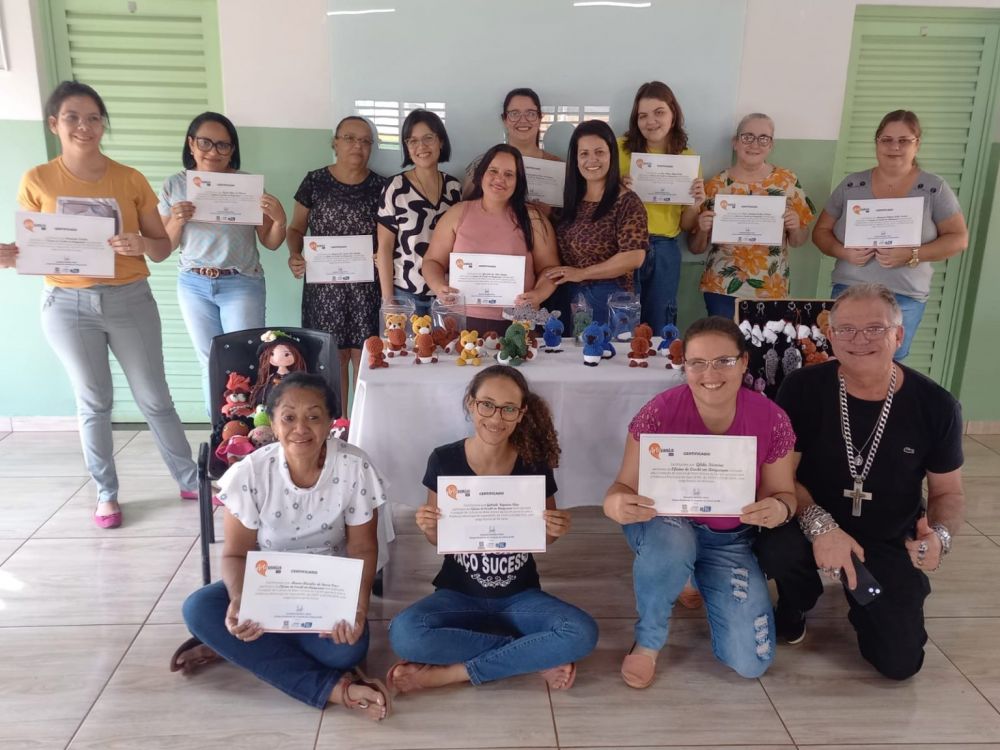 Projeto Artesania oferece oficina de amigurumi em Itaporã