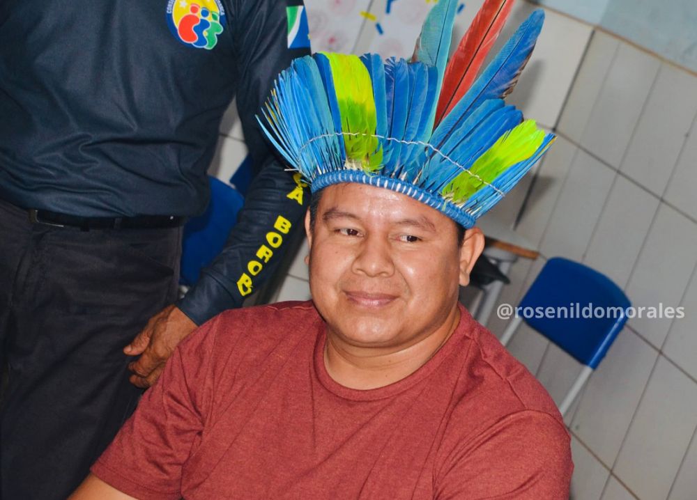 Reinaldo Arévalo é reeleito capitão da Aldeia Bororó