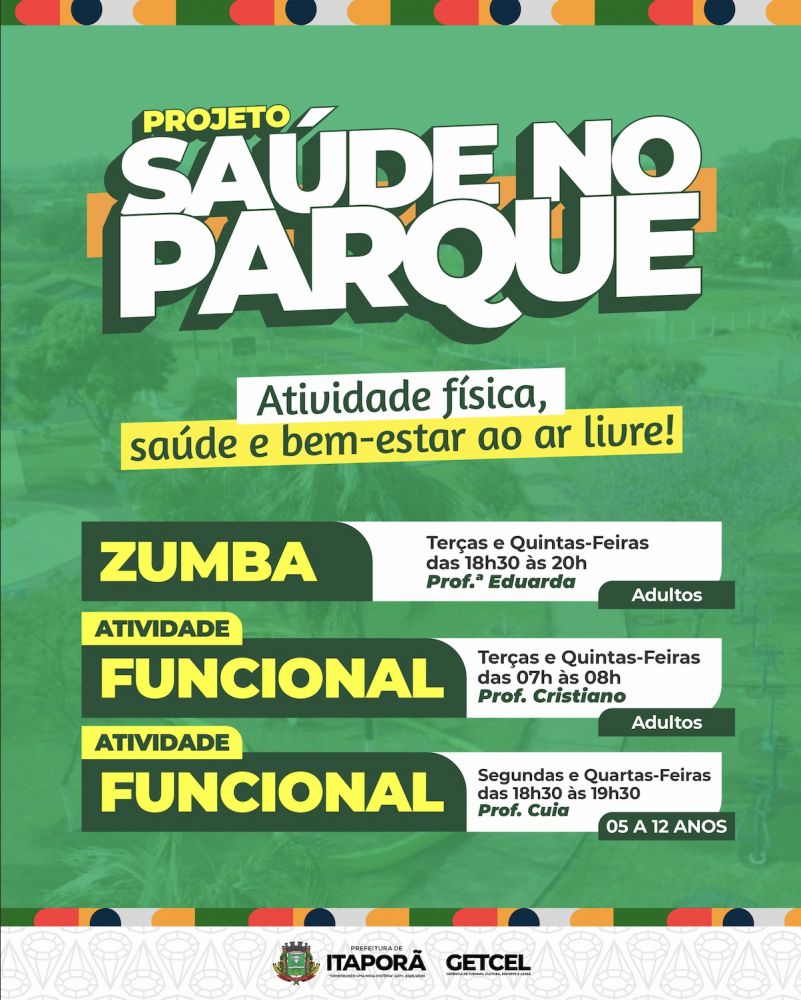 Saúde, qualidade de vida e acesso gratuito: Projeto Saúde no Parque está de volta