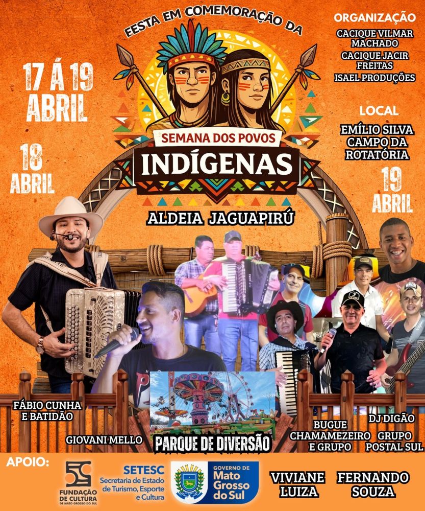 Aldeia Jaguapiru terá festa em comemoração à Semana dos Povos Indígenas
