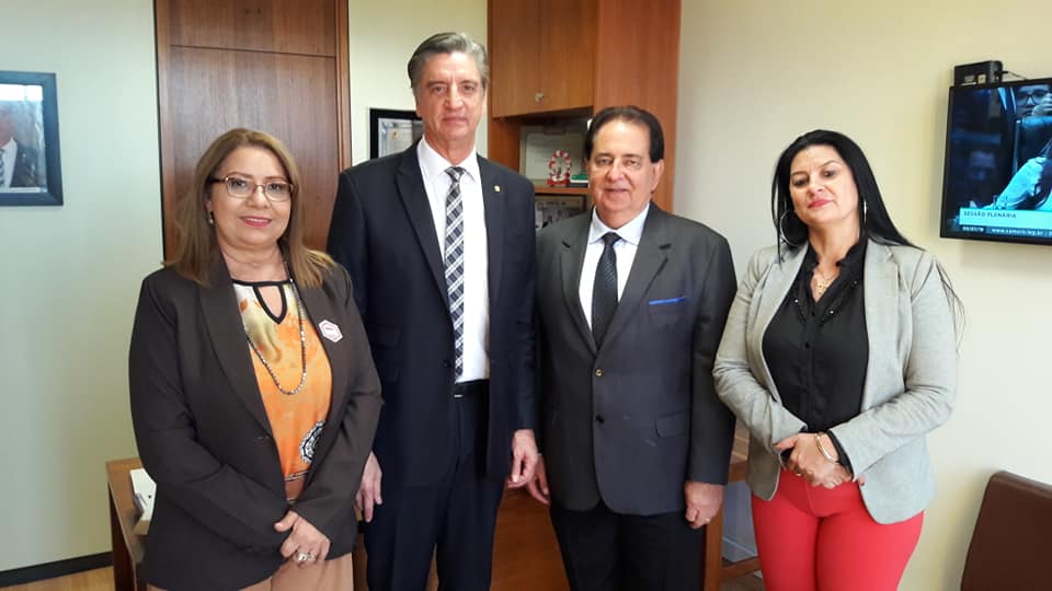 Prefeito visita gabinete do deputado Dagoberto Nogueira em Brasília