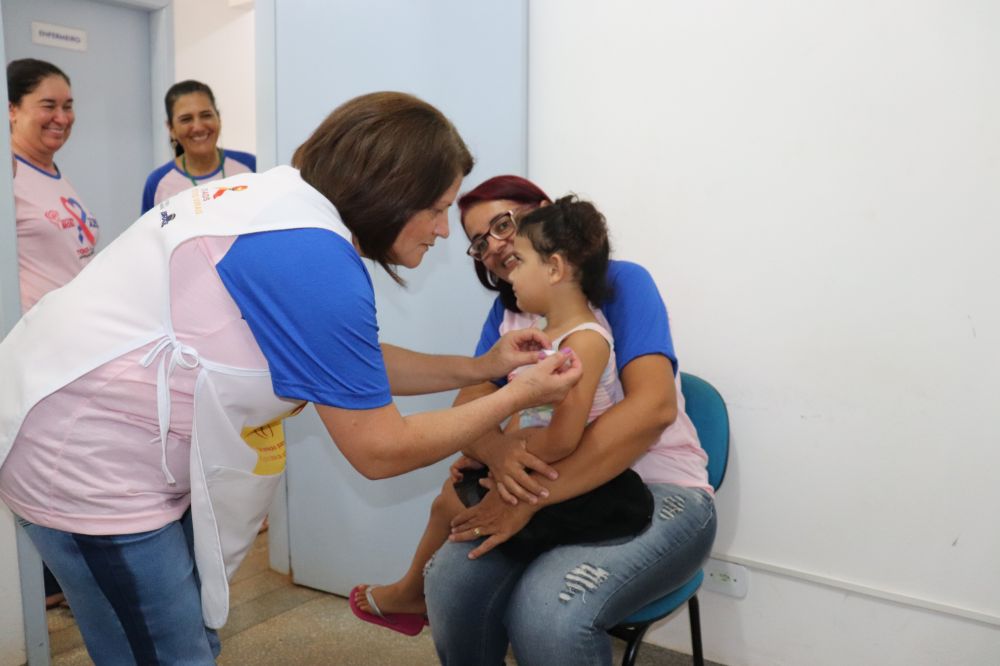 Dia D da Vacinação contra o Sarampo foi realizada com sucesso em Itaporã